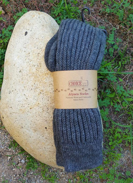 Knee-Hi Alpaca Socks